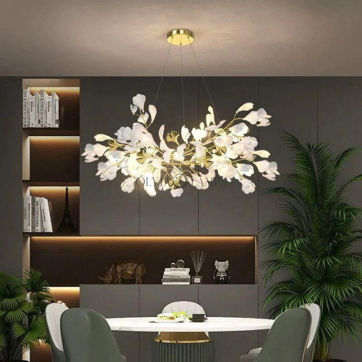 Ginkgo Branch Chandelier