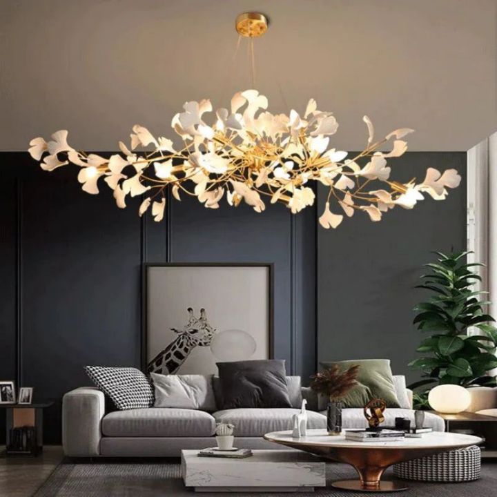 Ginkgo C Branch Chandelier