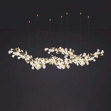 Ginkgo E Branch Chandelier