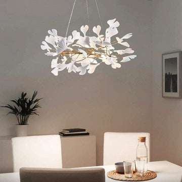 Ginkgo Round Chandelier