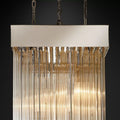 Cascada Blown Glass Square Chandelier 20