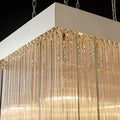 Cascada Blown Glass Square Chandelier 30