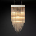 Cascada Blown Glass Square Chandelier 30