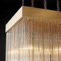 Cascada Blown Glass Square Chandelier 30