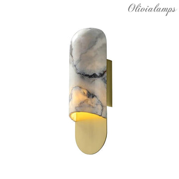 Hl Alabaster Wall Sconce