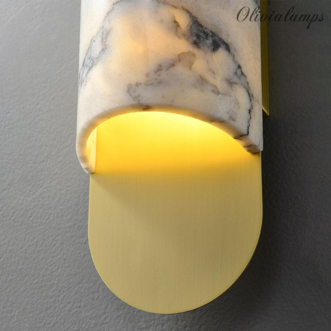 Hl Alabaster Wall Sconce