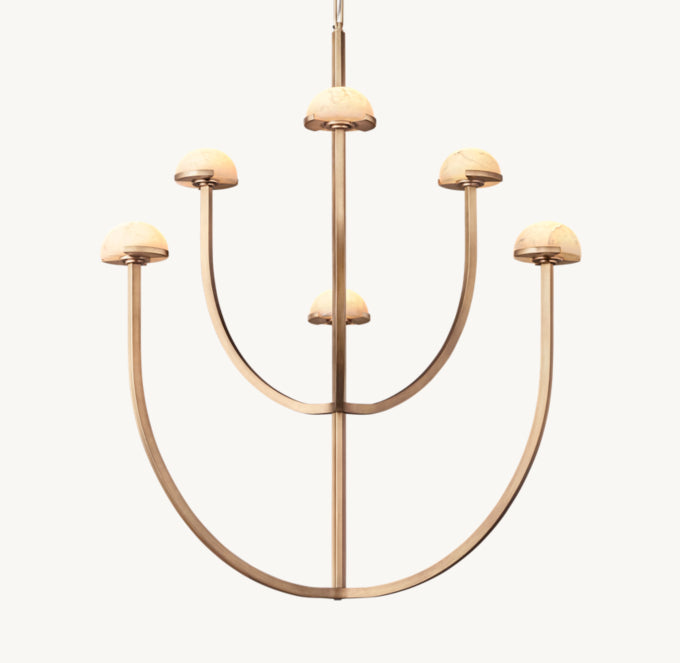 Olivia PEDRA ROUND CHANDELIER 32"