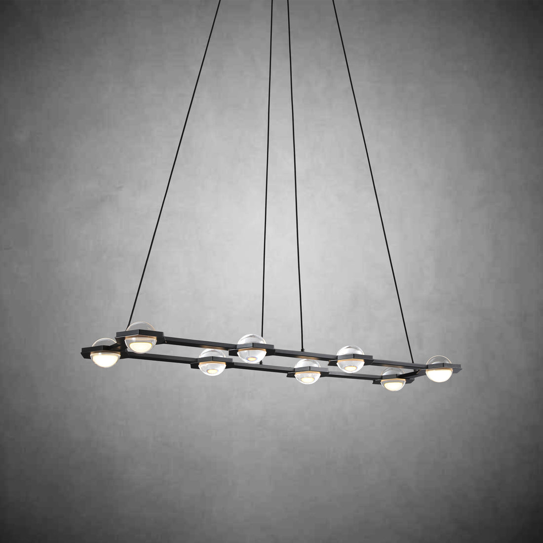 Eclatamt Linear Chandelier 54''W 72''W