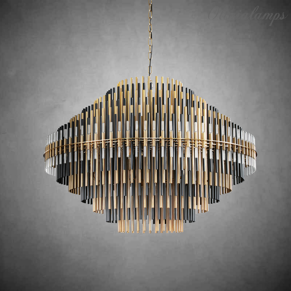 Emila Burnished Brass Chandelier 24''32''42''