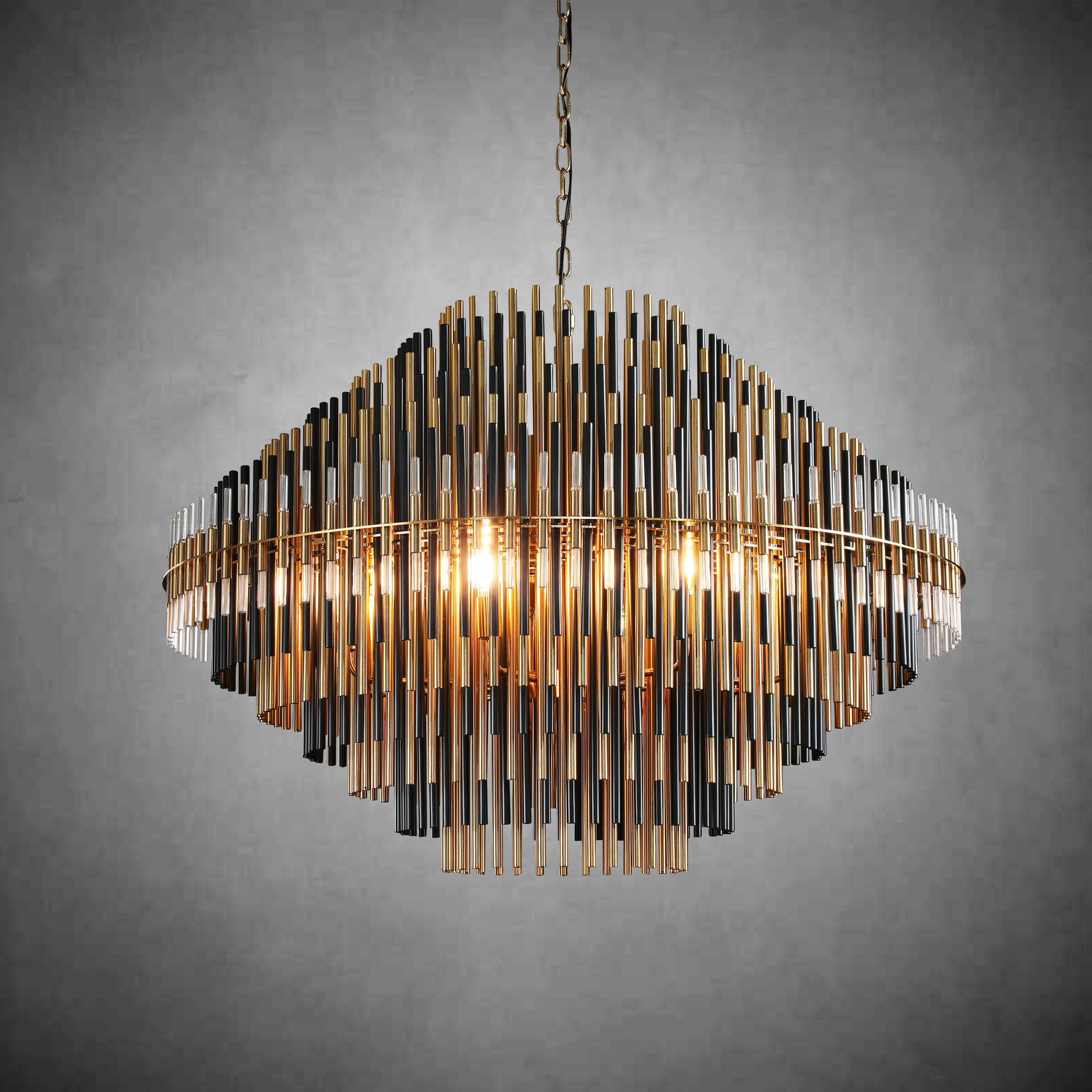 Emila Burnished Brass Chandelier 24''32''42''