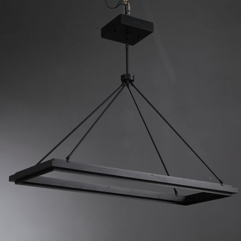 Peral Rectangular Chandelier 48"/62"