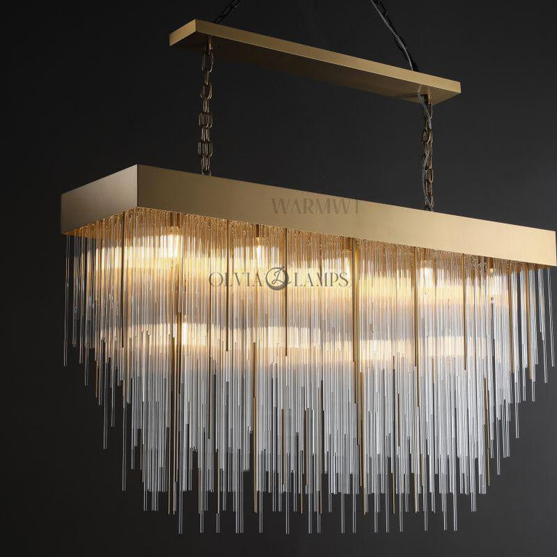 Bemth Rectangular Chandelier 73”