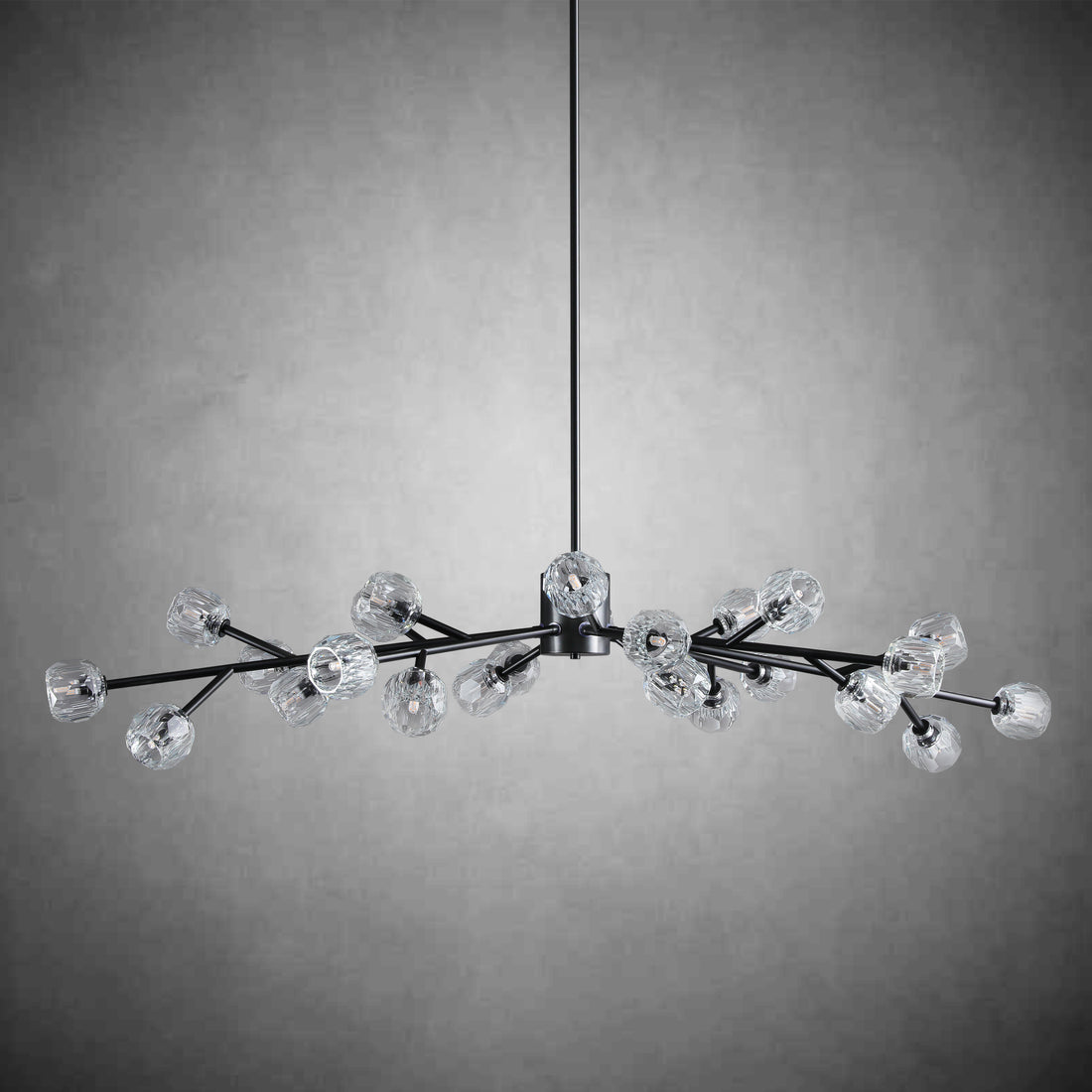 Bille De Crystal Glass Round Chandelier 36‘’48"60‘’72‘’