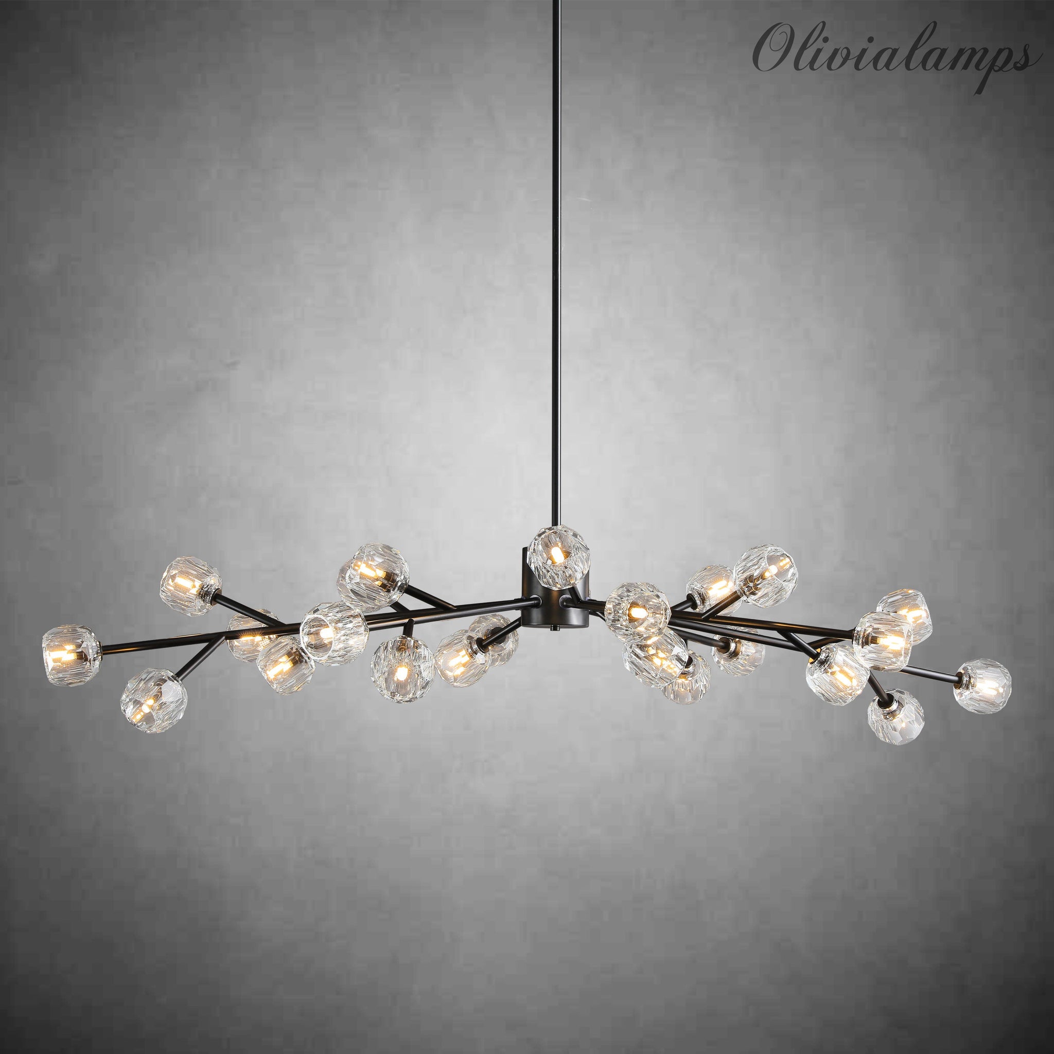 Bille De Crystal Glass Round Chandelier 36‘’48"60‘’72‘’