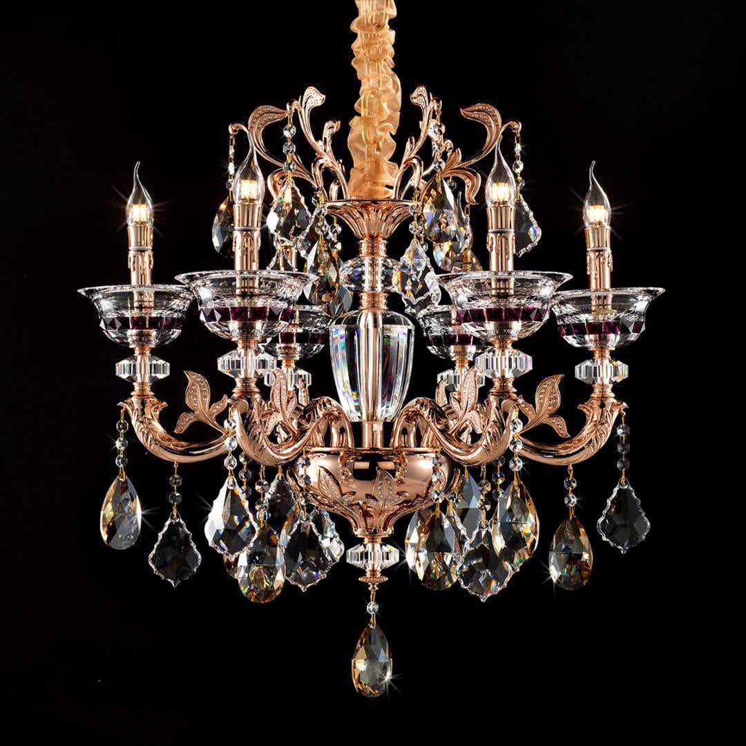 Bacalao Chandelier 27" 6 Lights