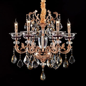 Bacalao Chandelier 27" 6 Lights