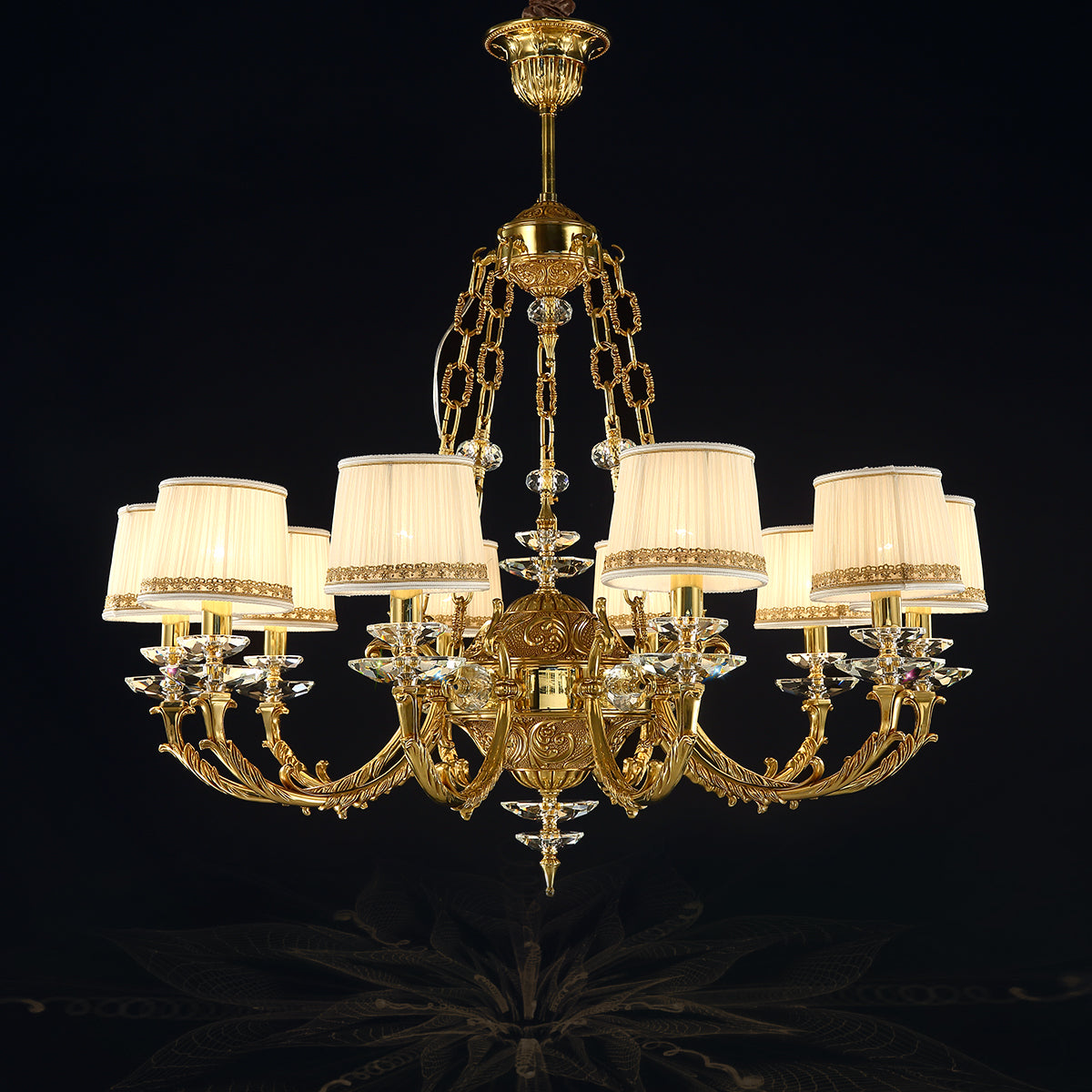 Torti Chandelier 36" 10 Lights