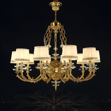 Torti Chandelier 36" 10 Lights