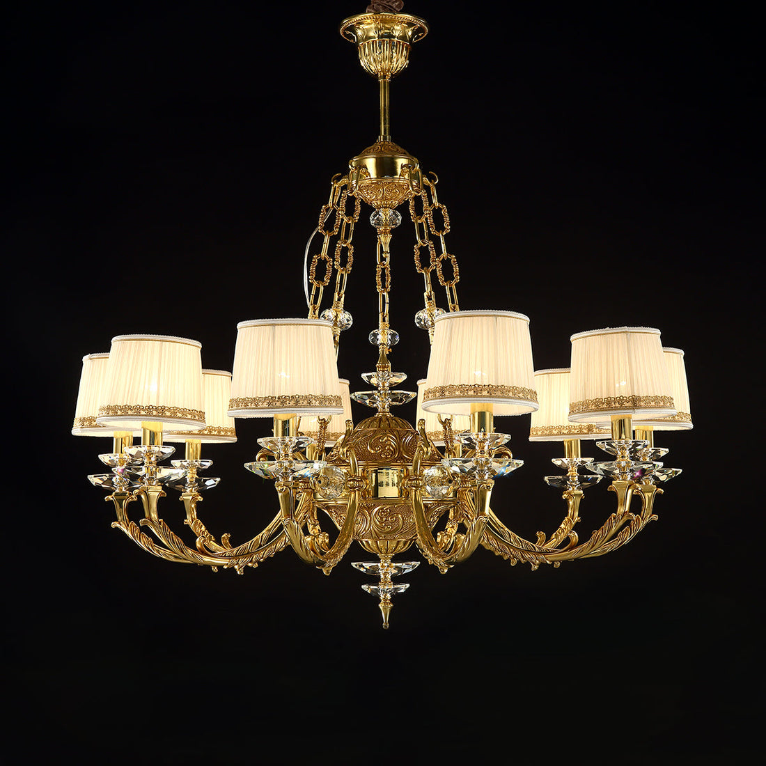 Torti Chandelier 36" 10 Lights