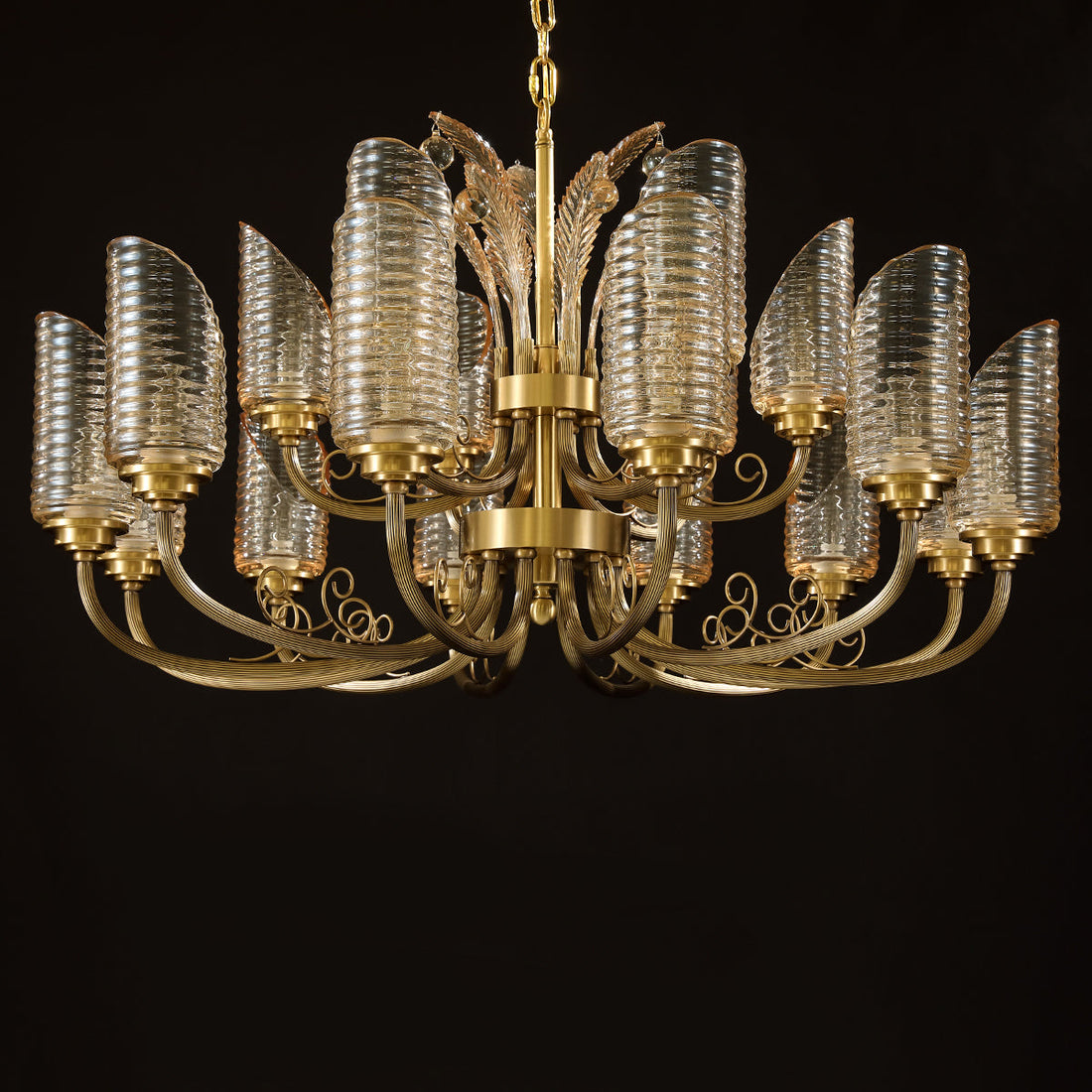 Zenith chandelier 41"W