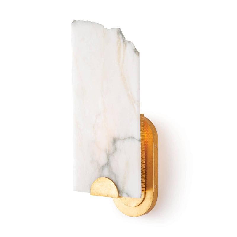 Alabaster Jonah Sconce