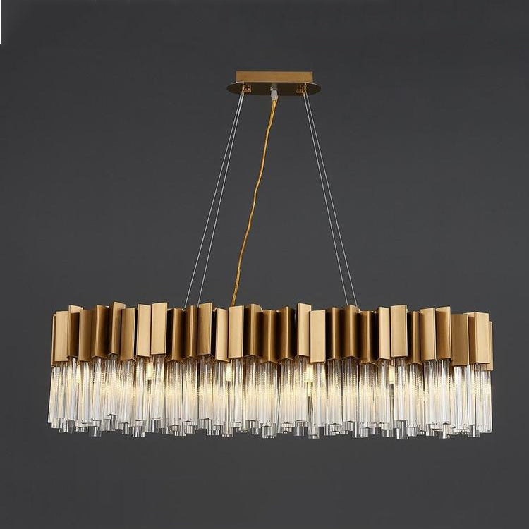 Olivia Kubica Oval Crystal Chandelier