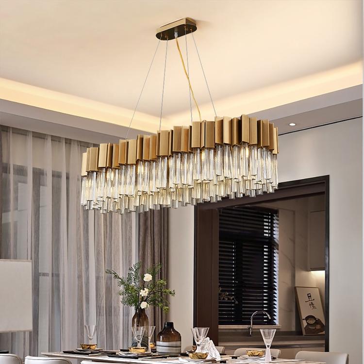 Olivia Kubica Oval Crystal Chandelier