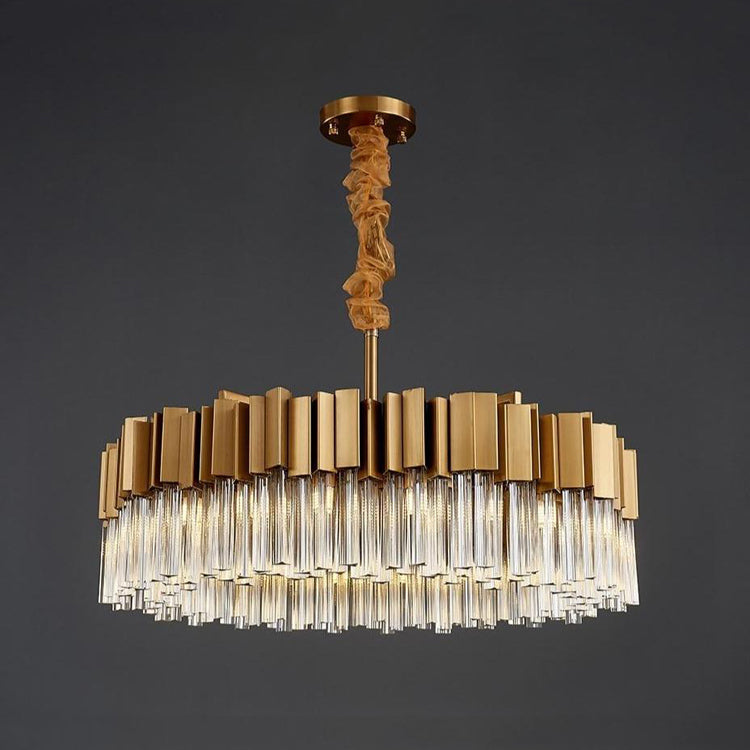 Olivia Kubica Round Crystal Chandelier