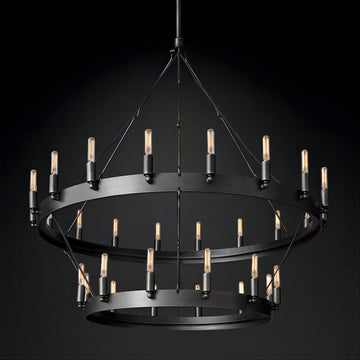 Camino Vintage Filament 2-tier Chandelier - thebelacan