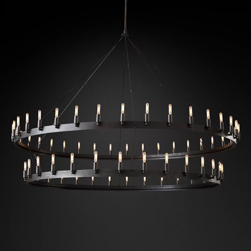 Camino Vintage Filament 2-tier Chandelier - thebelacan