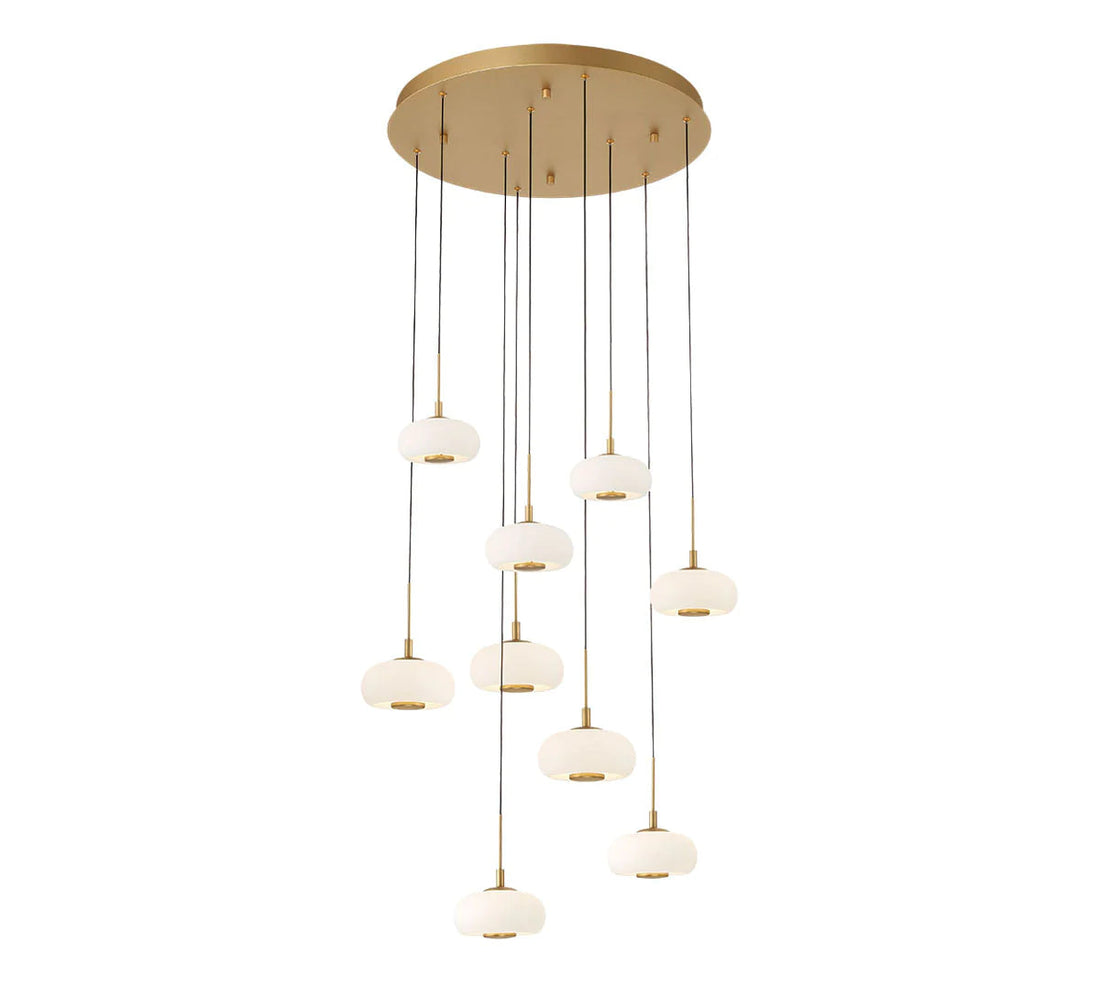 Lanterns 9 Light Round LED Chanderlier