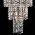 Large Multi-piece Crystal Chandelier Stylish Ceiling Light Fixture For Foyer Living Room Staircase