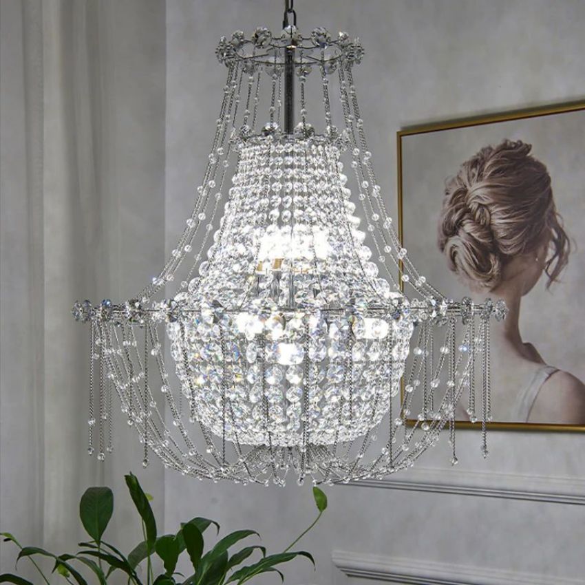 Olivia Yolanda Empire Crystal Chandelier