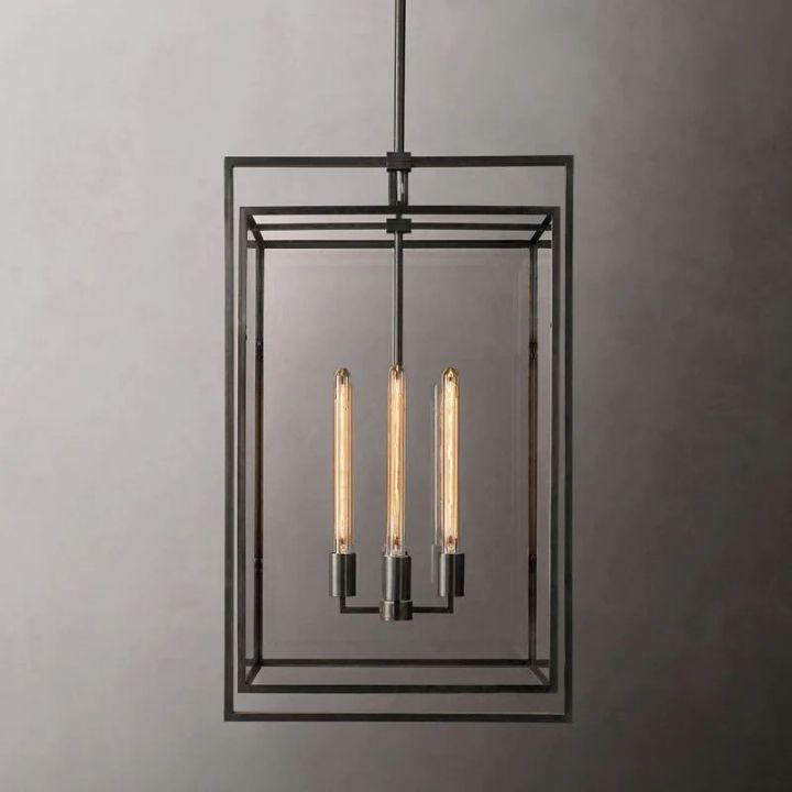 Lykke Glass Lantern Modern Pendant