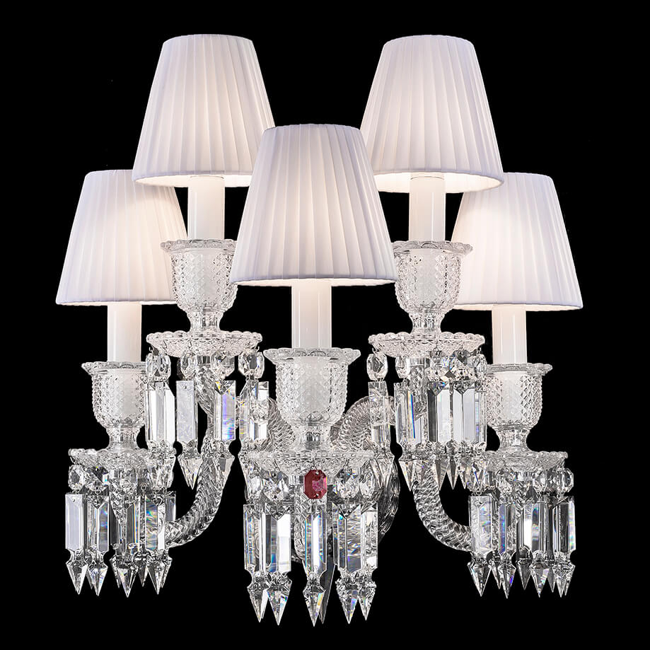 Luxury Baccarat Zenith Crystal Wall Sconces