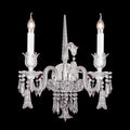 Elegance Candle Baccarat Crystal Wall Sconce With Bell