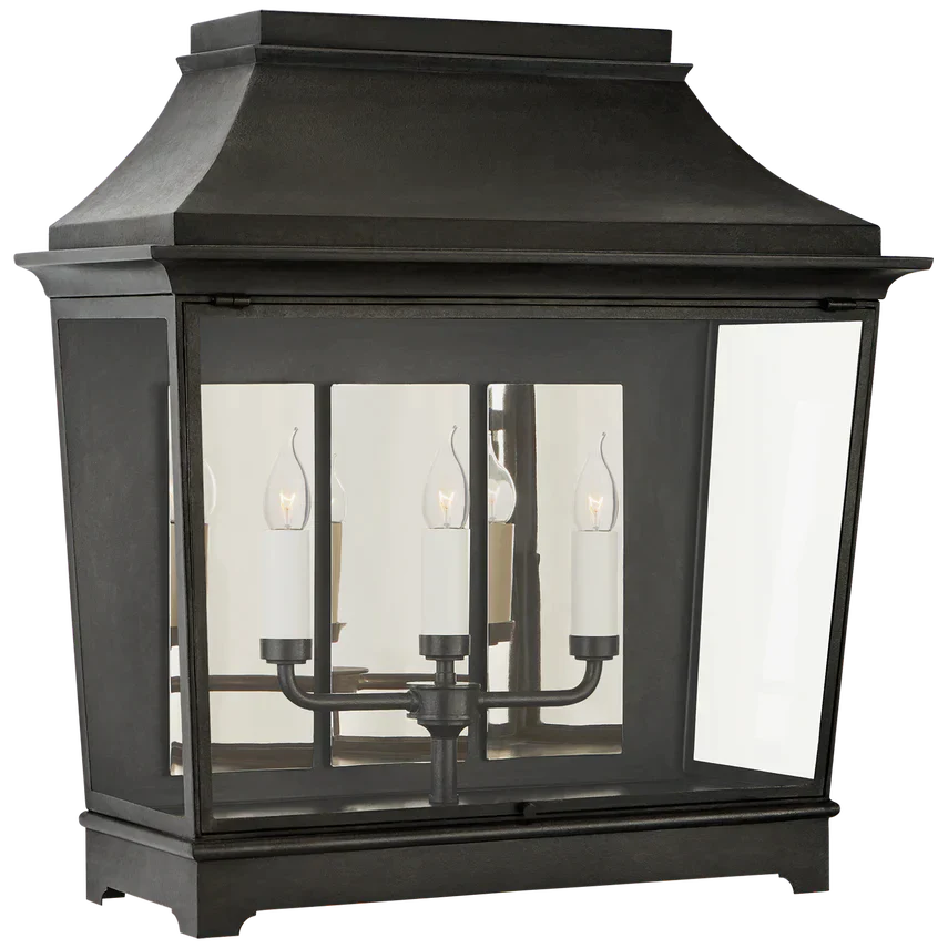 Olivia Rosedale Classic Wide 3/4 Wall Lantern