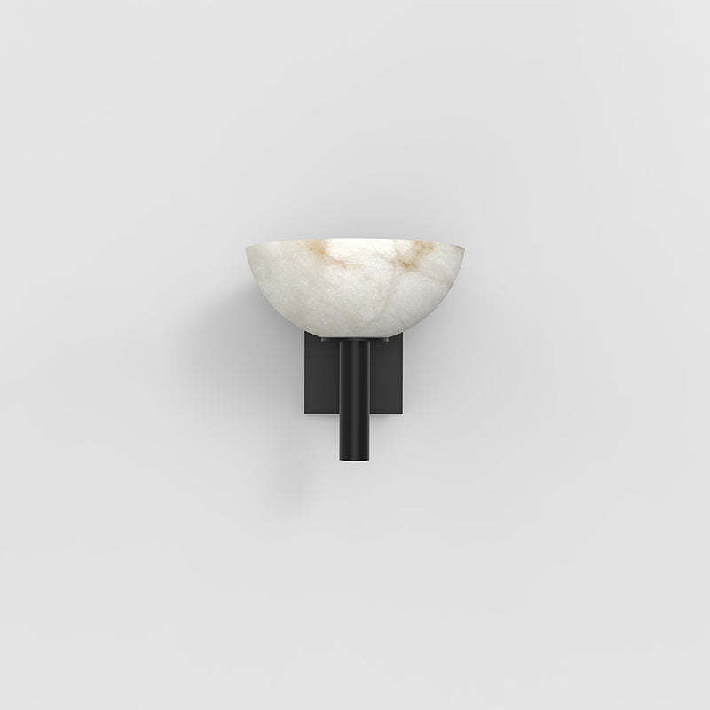 Melange Alabaster Bedside Wall Sconce