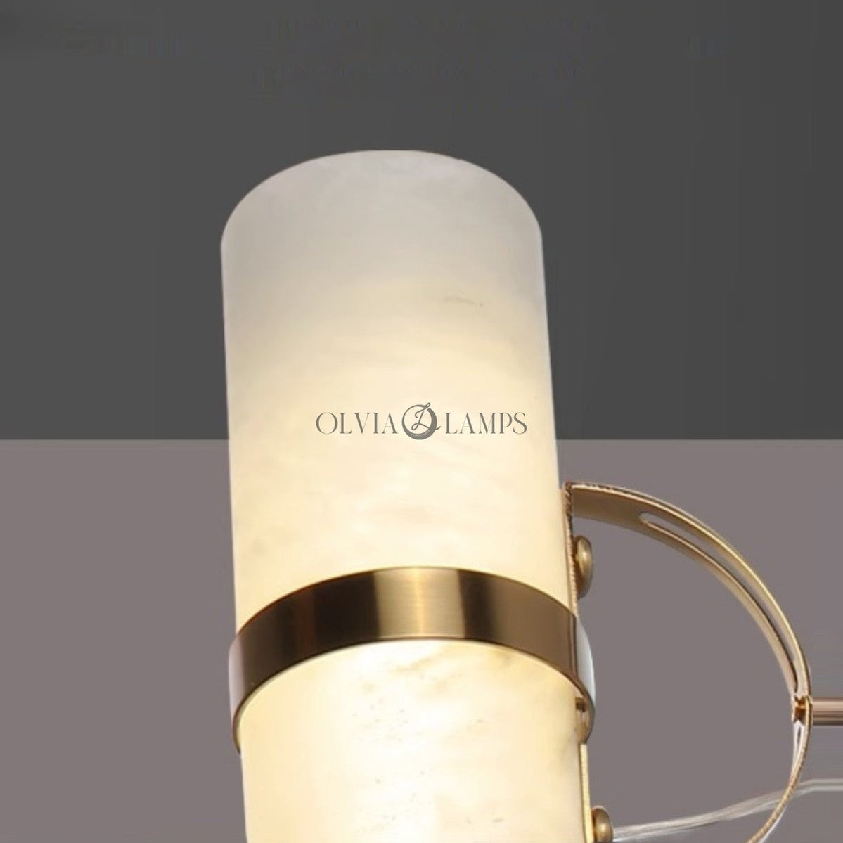 Mini Cylindrical Alabaster Pendant Light