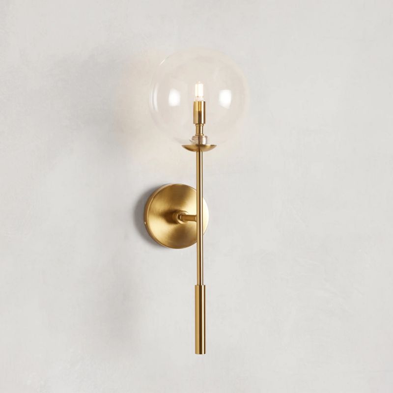 Modern Apollo Glass Ball Wall Sconce