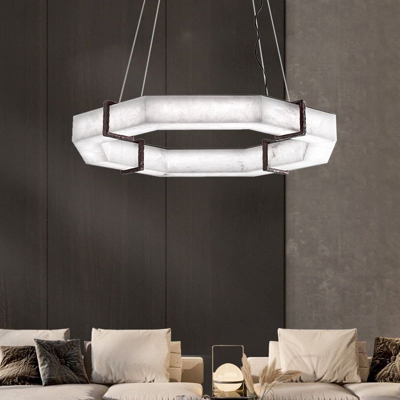 Olivia Modern Creative Retro Alabaster Chandelier