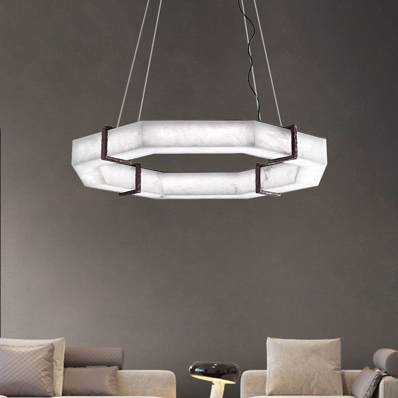 Olivia Modern Creative Retro Alabaster Chandelier