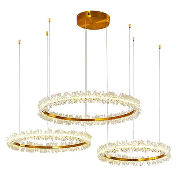 Olivia Nolan Halo Crystal Chandelier