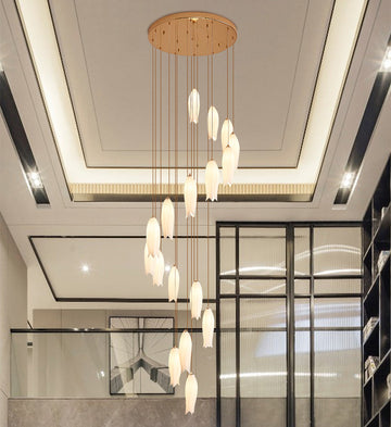 2023 New Arrival Elegant Flower Chandelier For Foyer/ Staircase