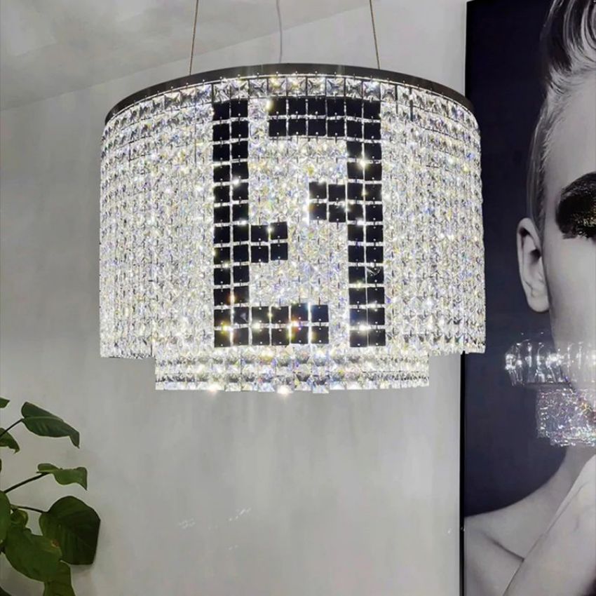 Olivia Round Crystal Chandelier