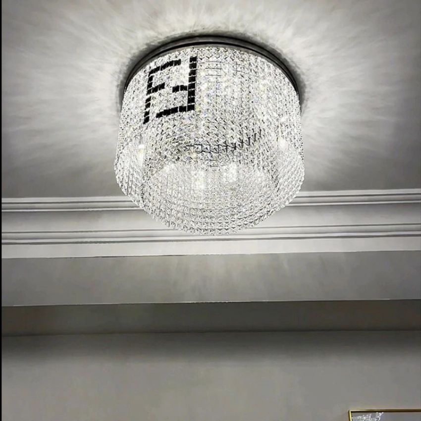 Olivia Round Crystal Chandelier