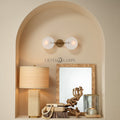 Alabaster Oracle Wall Sconce