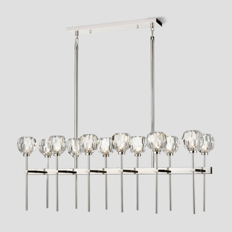 Parisian Double Linear Chandelier