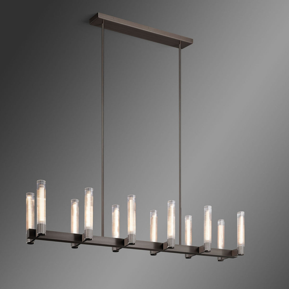 Olivia Pastis Linear Chandelier 60"W