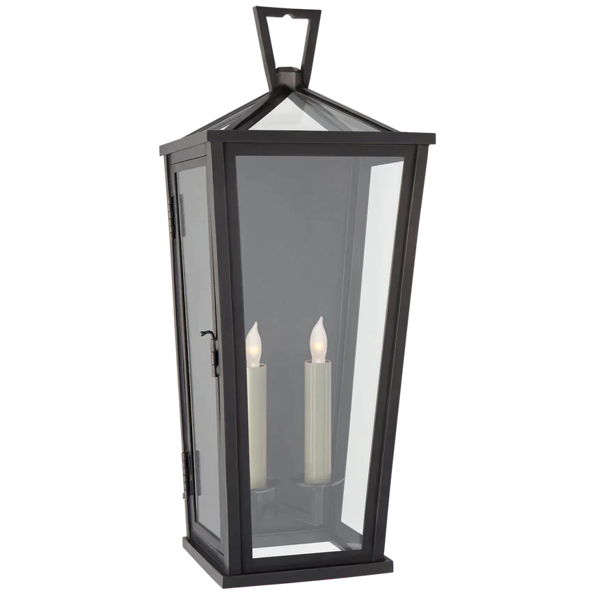 Olivia Darlana Medium Tall 3/4 Wall Lantern